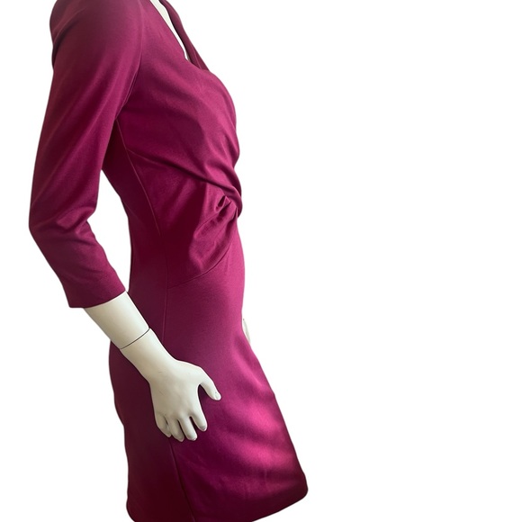 Boden Connie Ponte Dress (6R) Magenta - Picture 8 of 13